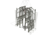 Notre Dame Reims 3D Model