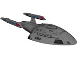 Nova Class Starship 3D Model preview