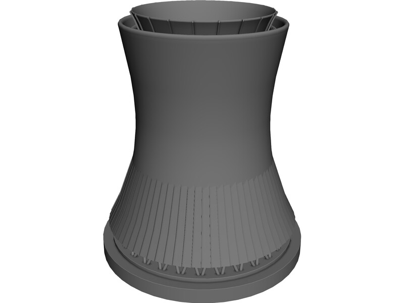 Nuclear Plant 3D Model