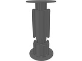 Octanorm M100 Connector 3D Model