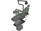 Odontological Chair 3D Model preview
