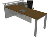 Office Desk 3D Model preview