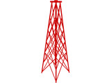 Oil Drill Rig 3D Model
