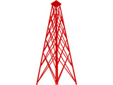 Oil Drill Rig 3D Model