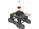 Oil Platform Offshore 3D Model preview