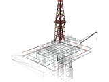 Oil Platform 3D Model