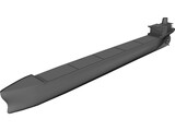 Oil Tanker 3D Model preview