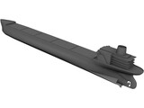 Oil Tanker 3D Model