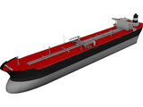 Oil Tanker 3D Model preview