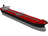 Oil Tanker 3D Model