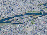 Okayama City, Japan (2025) 3D Model