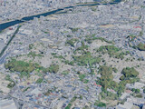 Okayama City, Japan (2025) 3D Model