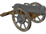 Old Cannon 3D Model