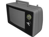 Old TV 3D Model preview