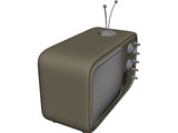 Older Model Television 3D Model preview