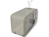 Older Model Television 3D Model