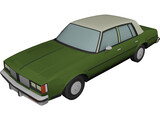Oldsmobile Cutlass Sedan (1985) 3D Model preview