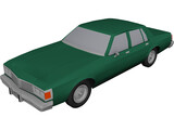 Oldsmobile Delta 88 (1985) 3D Model preview