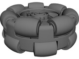 Omni Wheel 4 inch 3D Model preview