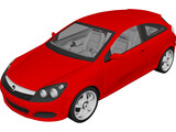 Opel Astra 3D Model preview
