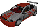 Opel Astra Rally Car 3D Model preview