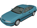 Opel Calibra (1990) 3D Model preview