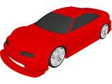 Opel Calibra DTM 3D Model preview