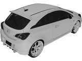Opel Corsa (2016) 3D Model