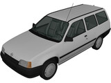 Opel Kadett Caravan (1991) 3D Model preview