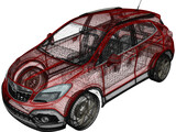 Opel Mokka (2013) 3D Model