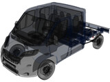 Opel Movano Van Chassis (2022) 3D Model