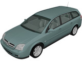 Opel Vectra Caravan (2002) 3D Model preview