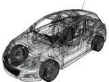 Opel/Vauxhall Corsa VXR (2009) 3D Model