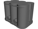 Optima Battery 3D Model preview
