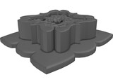 Oriental Fantasy Fountain 3D Model