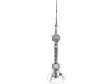 Oriental Pearl Tower Shanghai 3D Model