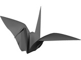 Origami Crane 3D Model preview