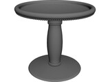 Ornamental Bird Bath 3D Model preview