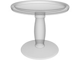 Ornamental Bird Bath 3D Model