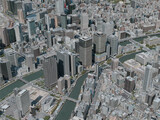 Osaka City, Japan (2020) 3D Model preview
