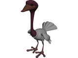 Ostrich 3D Model preview