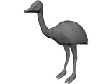 Ostrich 3D Model preview