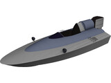 Outboard Racer 3D Model preview