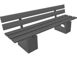 Outdoor Seat 3D Model