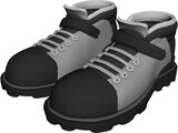 Outdoor Trekking Shoes 3D Model preview