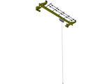 Overhead Gantry Crane 3D Model