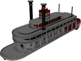 Paddle Boat 3D Model preview