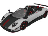 Pagani Cinque Roadster 3D Model preview