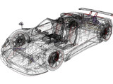Pagani Cinque Roadster 3D Model