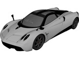 Pagani Huayra (2012) 3D Model preview